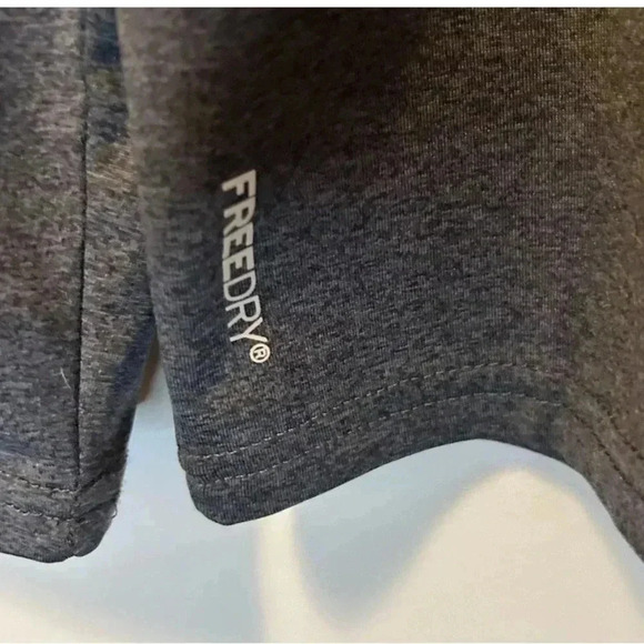 Eddie Bauer Men's Motion FreeDry 1/2 Zip Mock Neck Dk Gray Pullover Shirt XL NWT - Picture 5 of 8